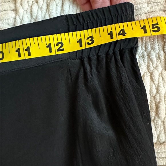 Vintage Spencer Jeremy 100% Silk Pull on Elastic Waist Midi Skirt - Picture 9 of 10